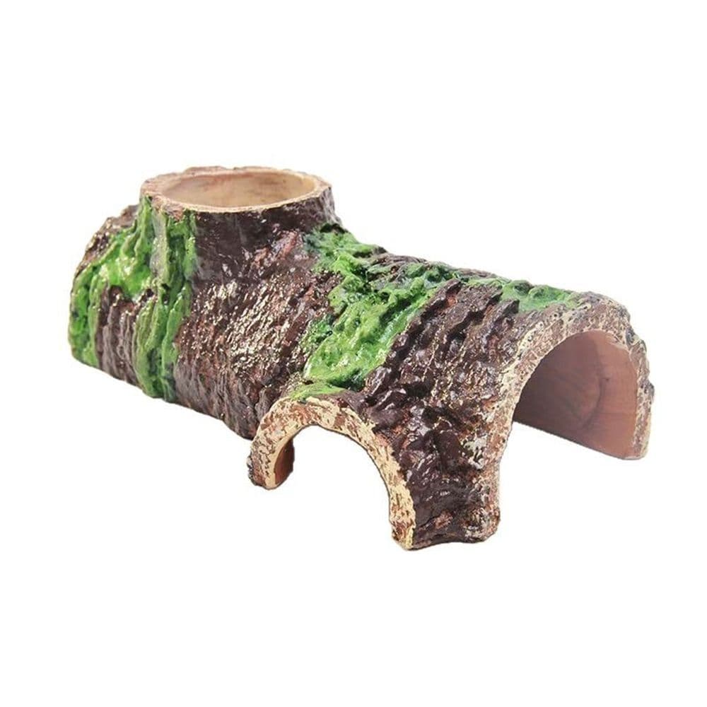 Reptile Gecko Hide Cave Natural Looking Basking Platform Terrarium Decor Resin Hollow Hide Cave for Lizard Leopard Gecko Accessories, photo 1 of 5