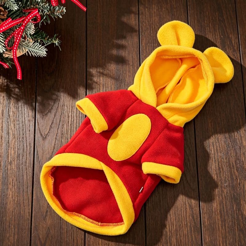 Fleece Hooded Pet Clothes Cartoon Bear Bear (Hooded Fleece)