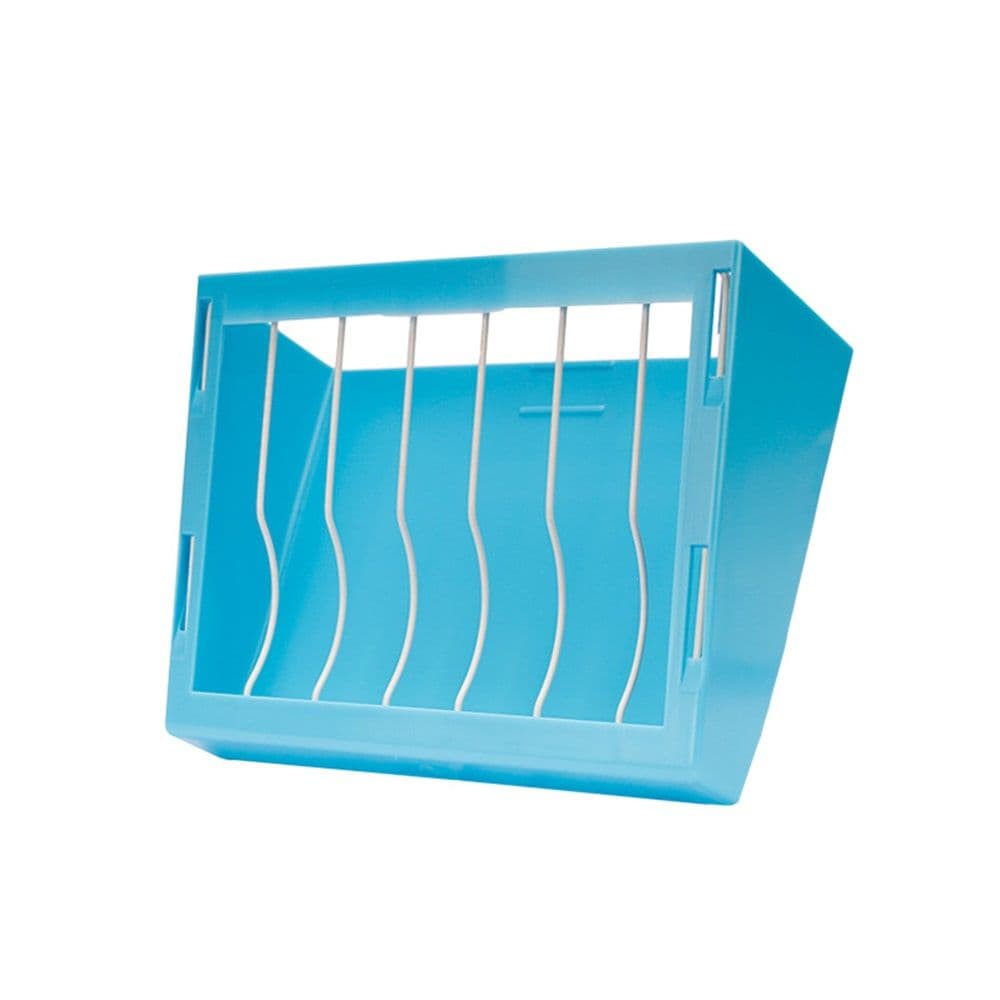 Rabbit Hay Feeder Rack Food Feeding Manger Bunny Grass Holder Small Animals Less Wasted Food Dispenser for Rabbits Guinea Pig Chinchilla Hamster (Blue), photo 1 of 5