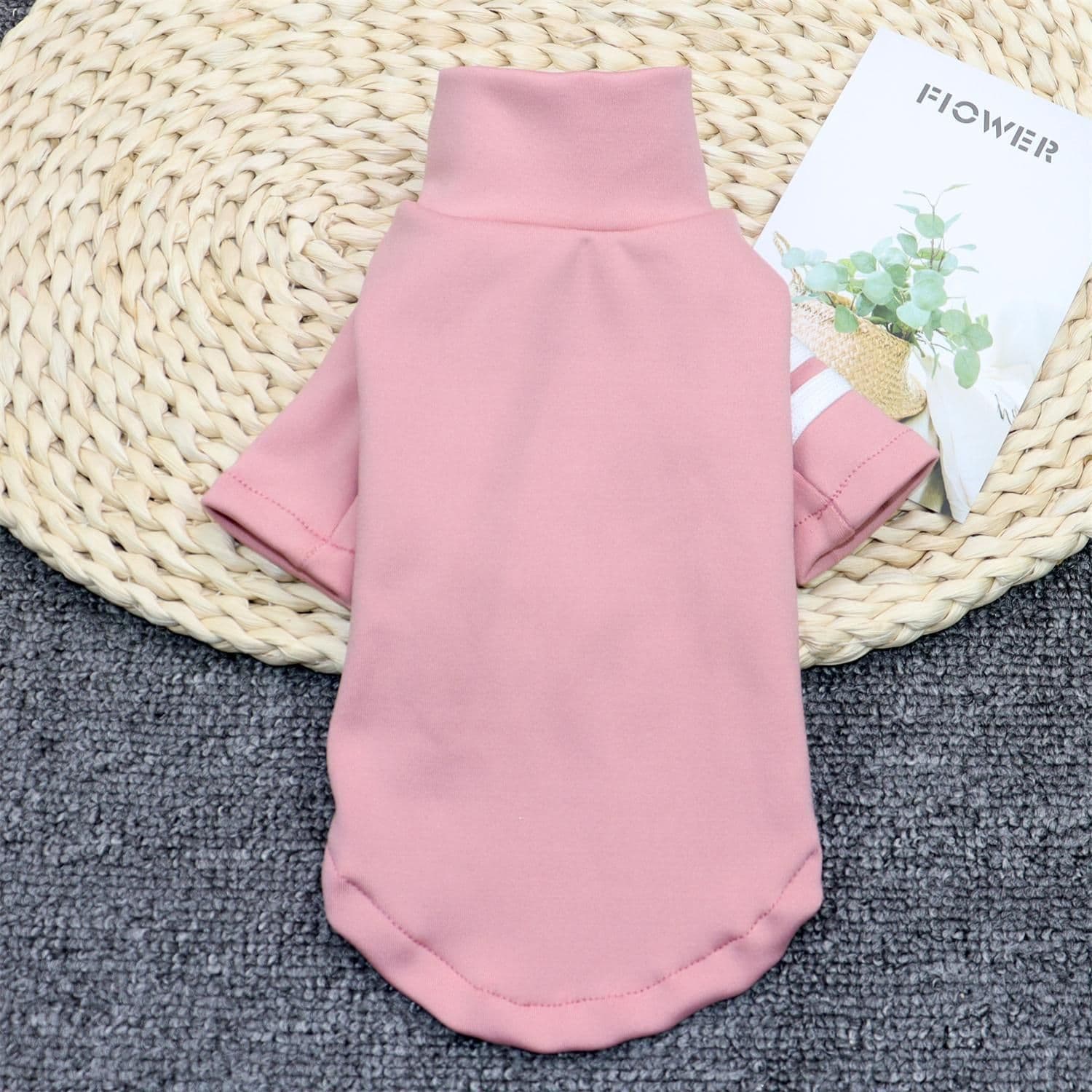 Dog Clothes Pet Clothing High Collar Base Shirt