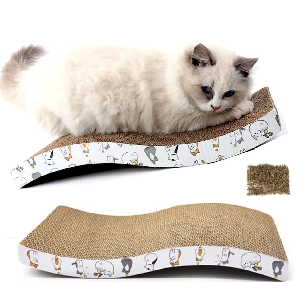 Cat Scratching Board, MultiColor Cat Tree with Catnip, photo 1 of 4