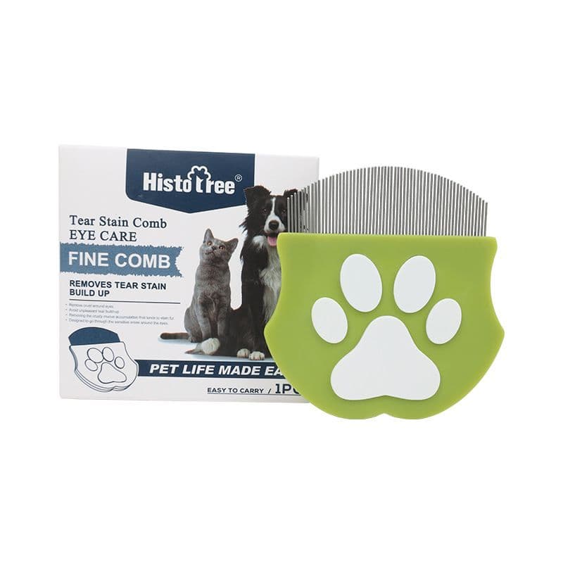 2 Pcs Gentle Pet Face & Flea Comb – Mini Grooming Tool for Cats & Dogs with Rounded Teeth