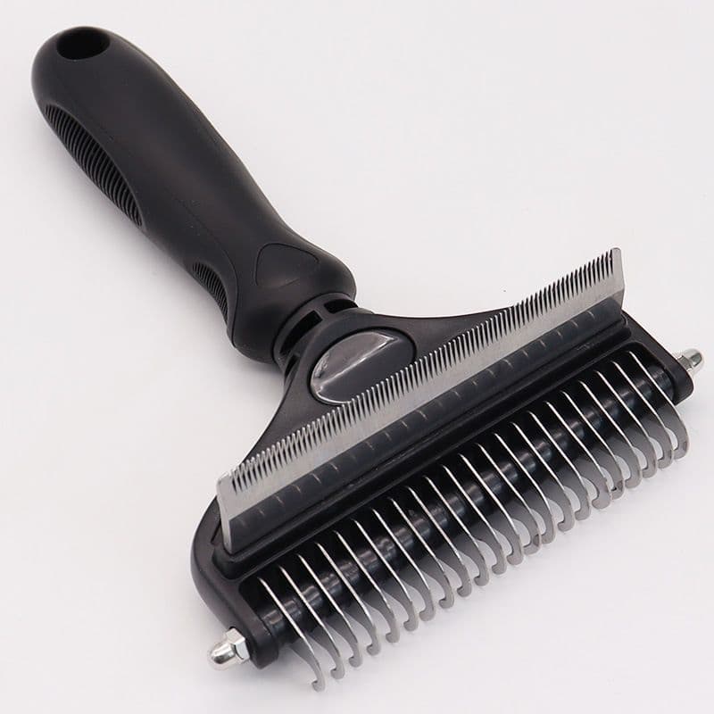 Pet Hair Remover Brush Double-Sided Pet Brush Pet Grooming Tool Dog Brush Cat -91 teeth