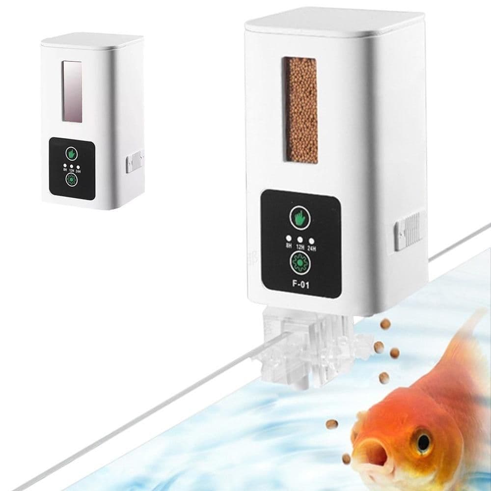 300ML Automatic Fish Feeder Intelligent Timing Aquarium Food Dispenser, photo 1 of 5