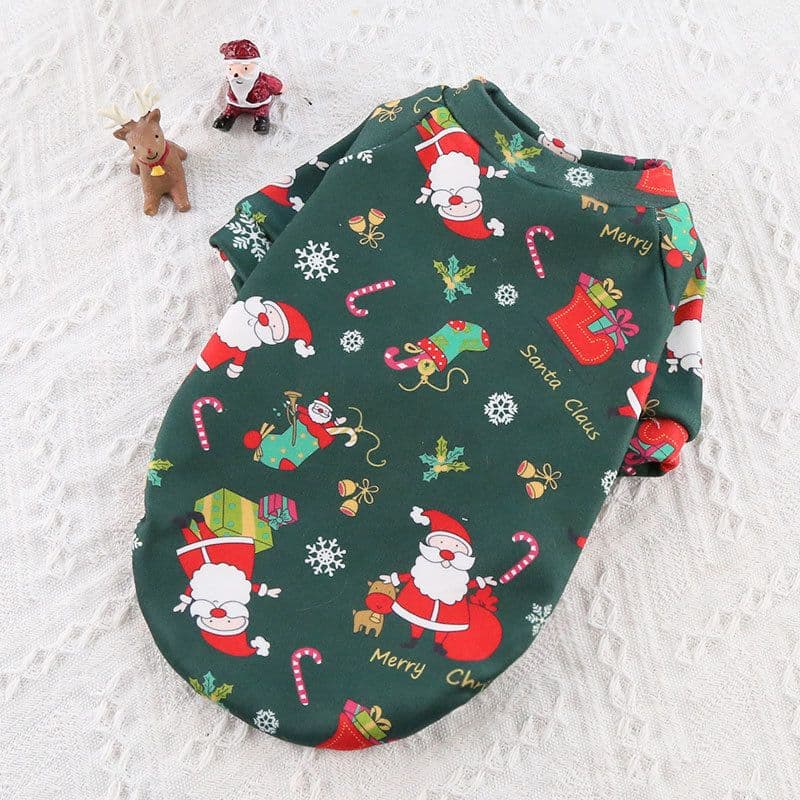 Christmas Pet Clothes Dog Cat Winter Cotton 144 cotton-padded coat - (Anhui hair) two legs composite, photo 1 of 10