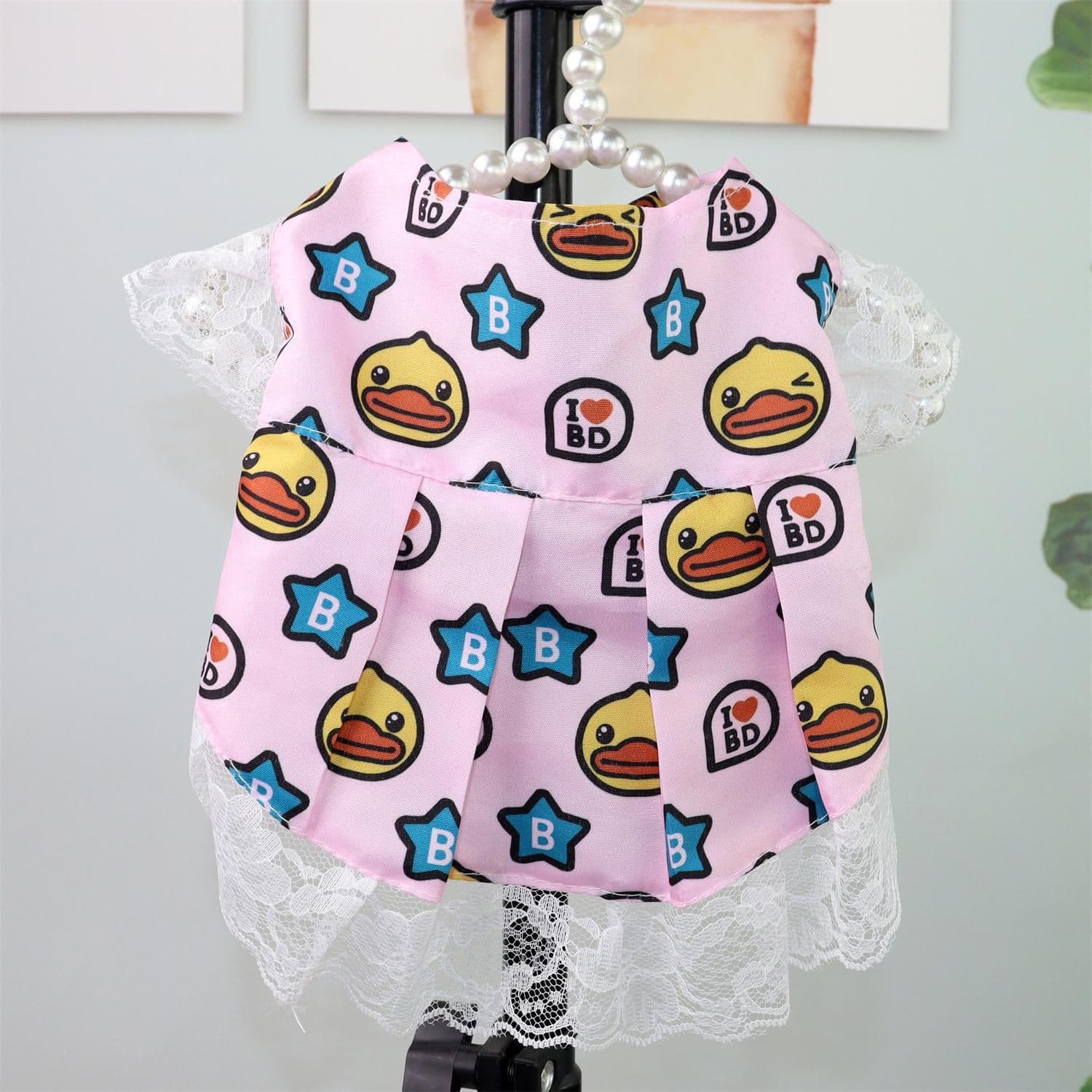 Pet Dog Cat Dress Cloth Cartoon Ballet England Duck XXL