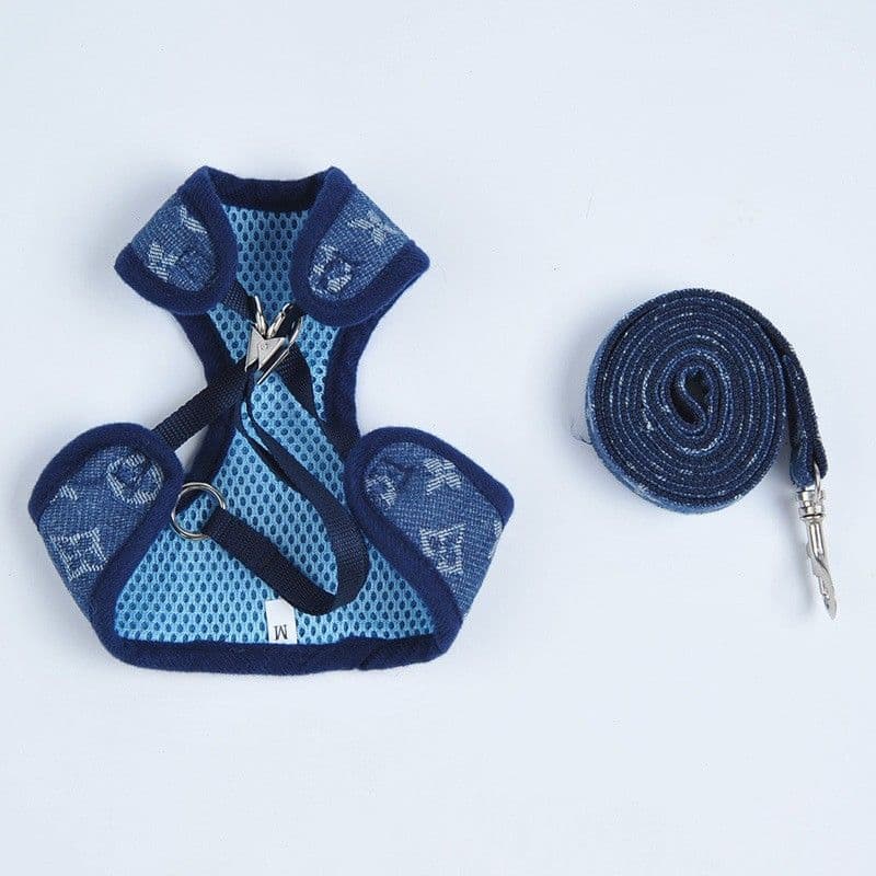 Happy Dog Harness Vest Adjustable Leash Set Polyester, photo 1 of 6