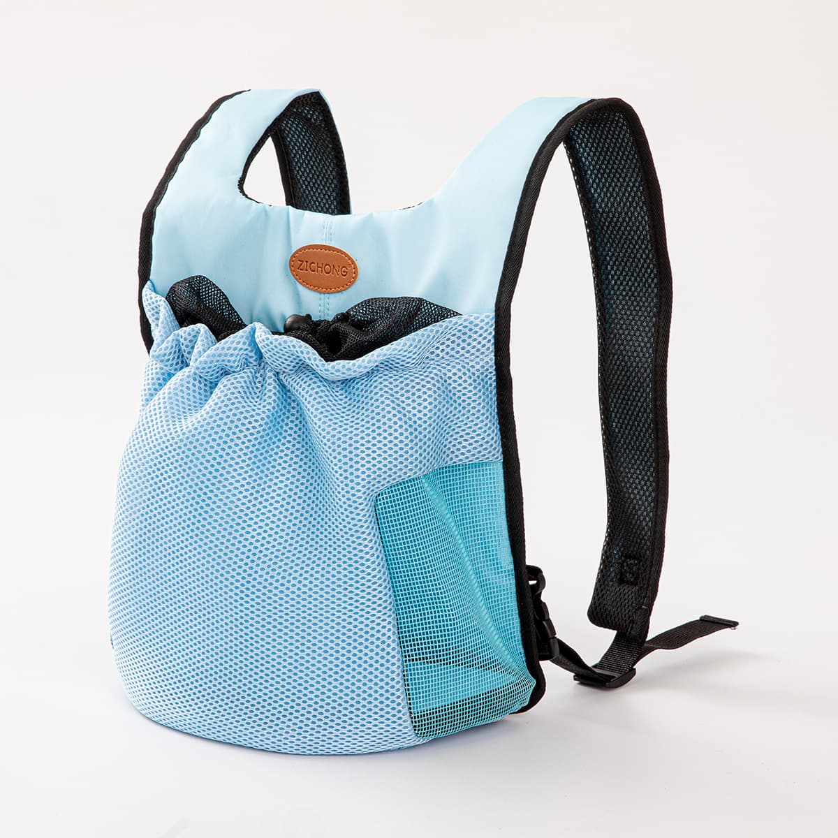 Hands-Free Pet Carrier Backpack for Small Dogs & Cats - Breathable Chest Pack for Outdoor Travel & Hiking