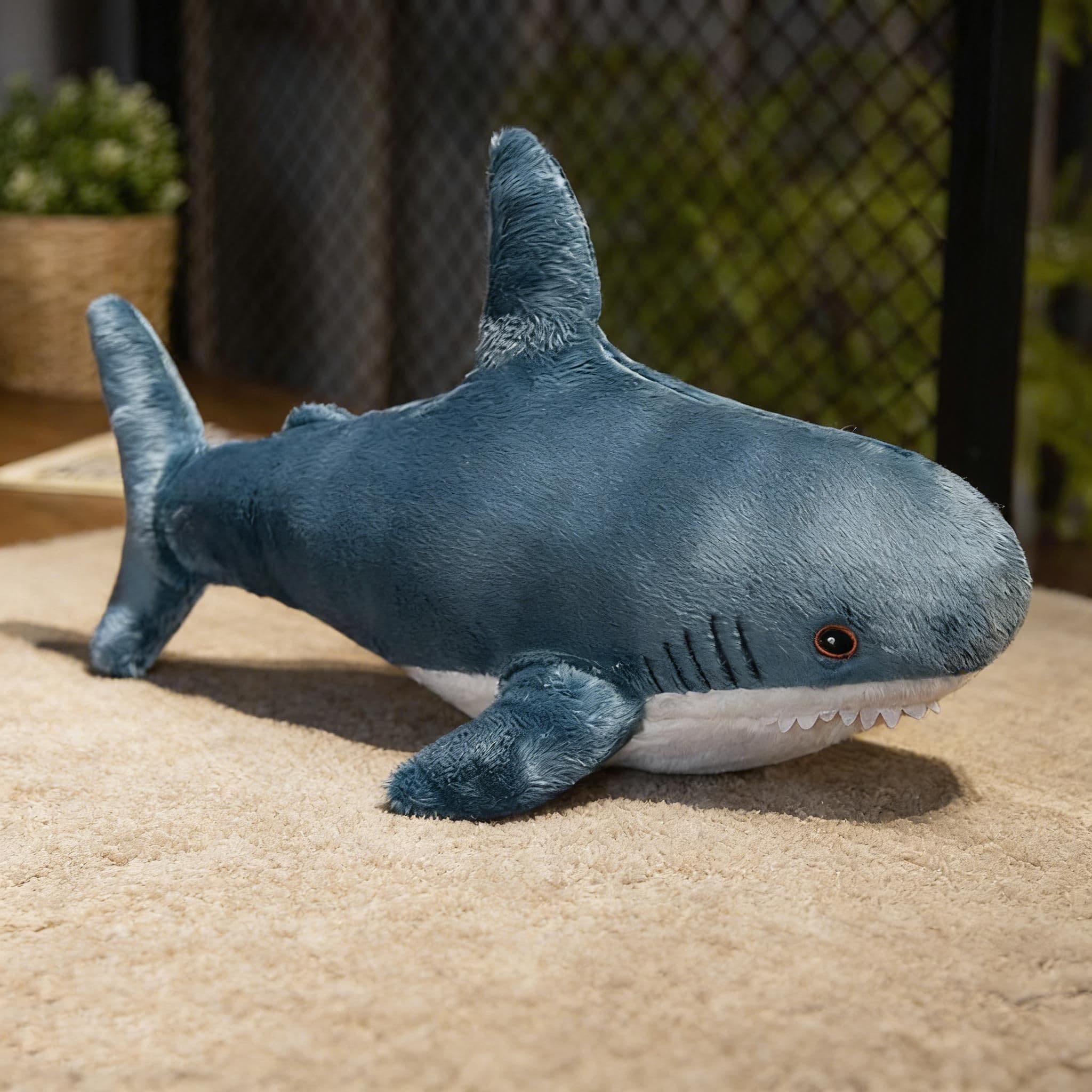 Adorable Shark Plush Toy for Pets and Kids – Soft, Cuddly Stuffed Animal Pillow in Multiple Colors, Perfect as a Couch Decor, Companion for Dogs, or Festival Gift, photo 1 of 10