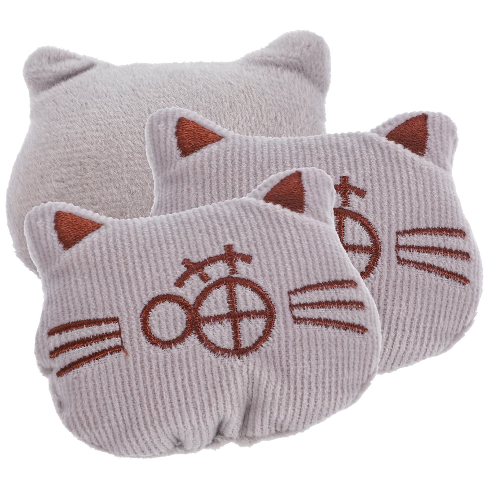 3Pcs Chewing Toys Cat Plush Catnip Toys Multi Plush Stress Relief Indoor Cat, photo 1 of 5