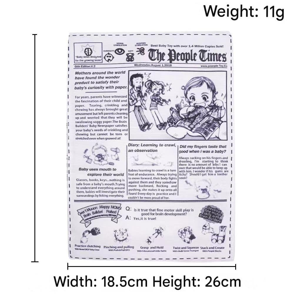 Dog Chew Toy Set - 10 Piece Crinkle Newspaper Sound Toys for Dogs, photo 1 of 4