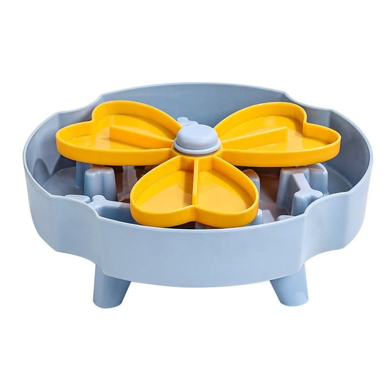 Detachable Rotating Slow-Feeding Pet Bowl, Non-Slip and Choke-Proof Feeding Bowl