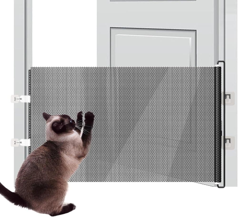 Retractable Dog Safety Gate for Doorways & Stairs, photo 1 of 8