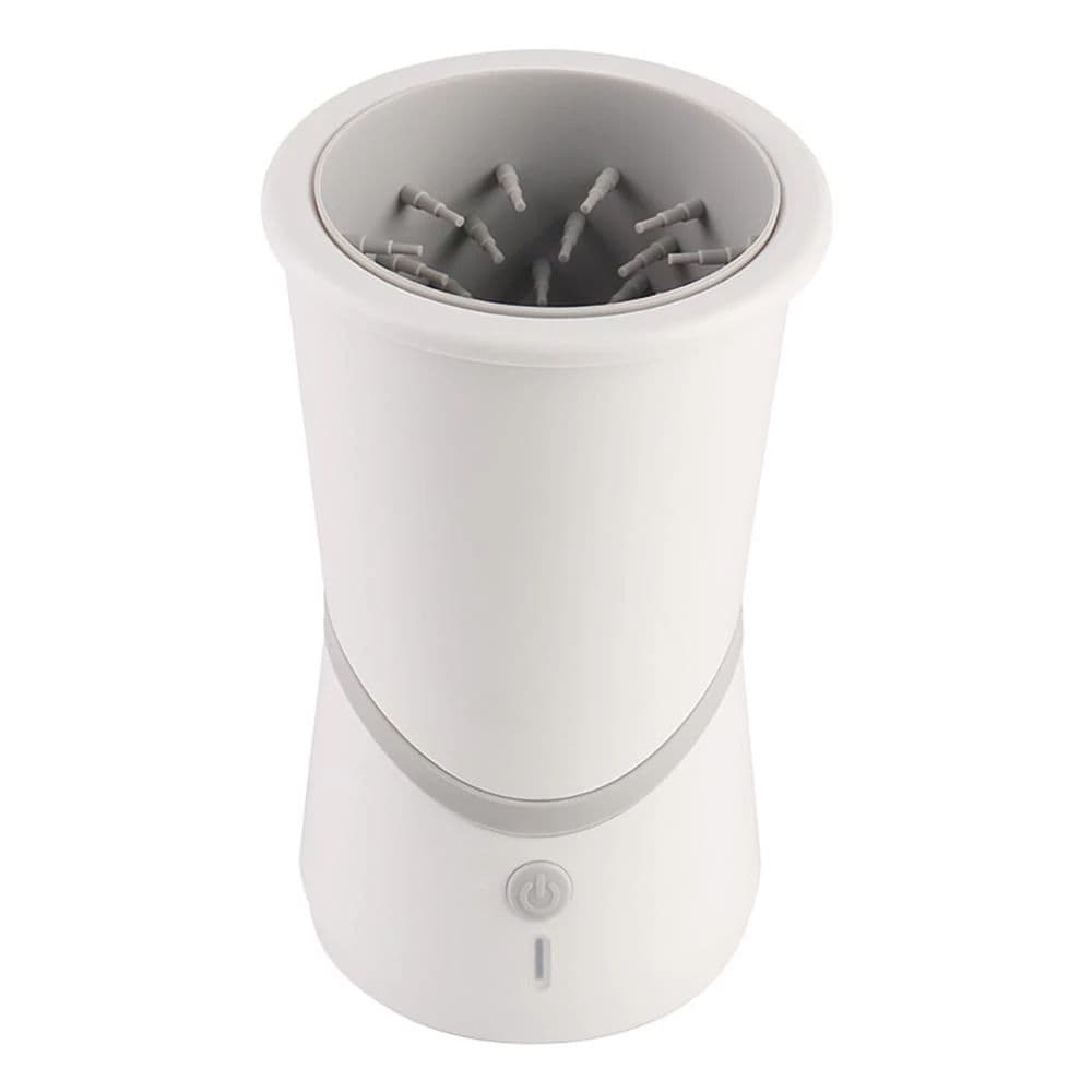 Dog Paw Washer, Electric Pet Paw Grinder, Automatic Dog Mud Paw Cleaning Cup, USB Rechargeable white, photo 1 of 5