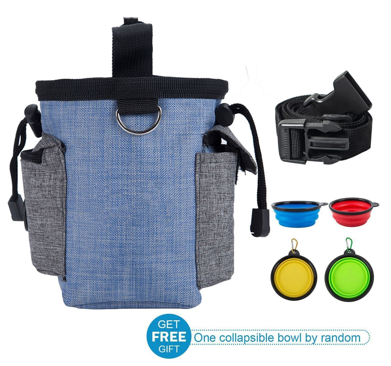 Versatile Outdoor Pet Training Waist Bag with Collapsible Bowl – Perfect for Storing Treats, Toys, Waste Bags, and Phone During Dog Walks, Hiking, and Climbing Adventures, photo 1 of 10