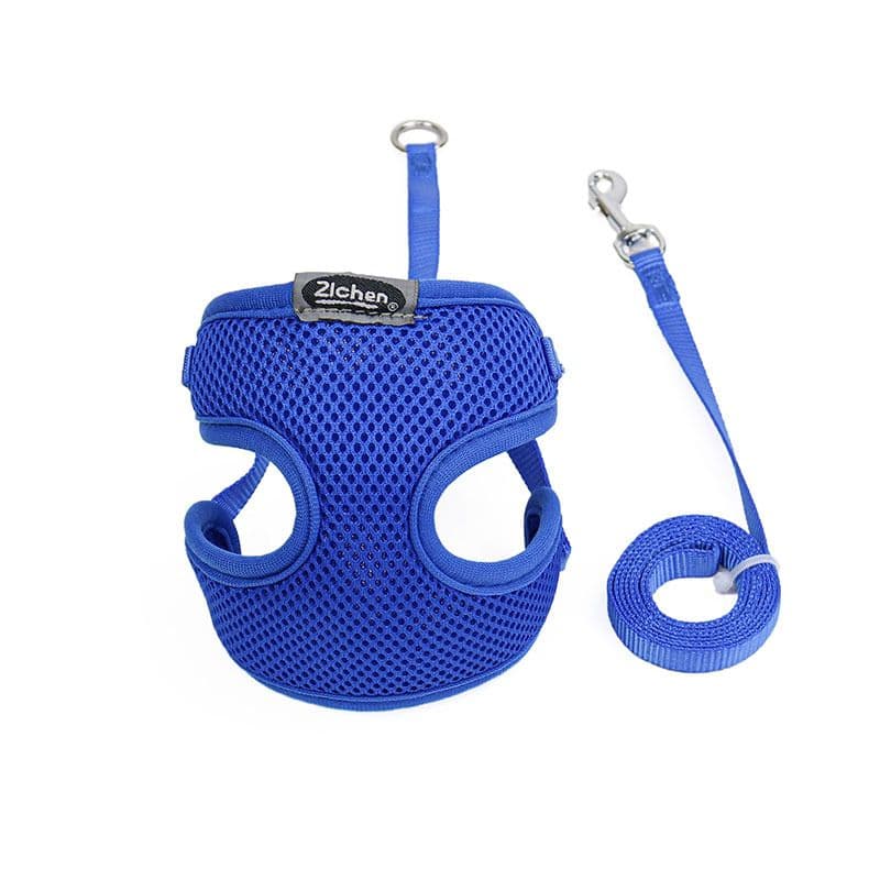 Zichen Nylon Mesh Clip Chest Harness for Dogs plain mesh clip chest back