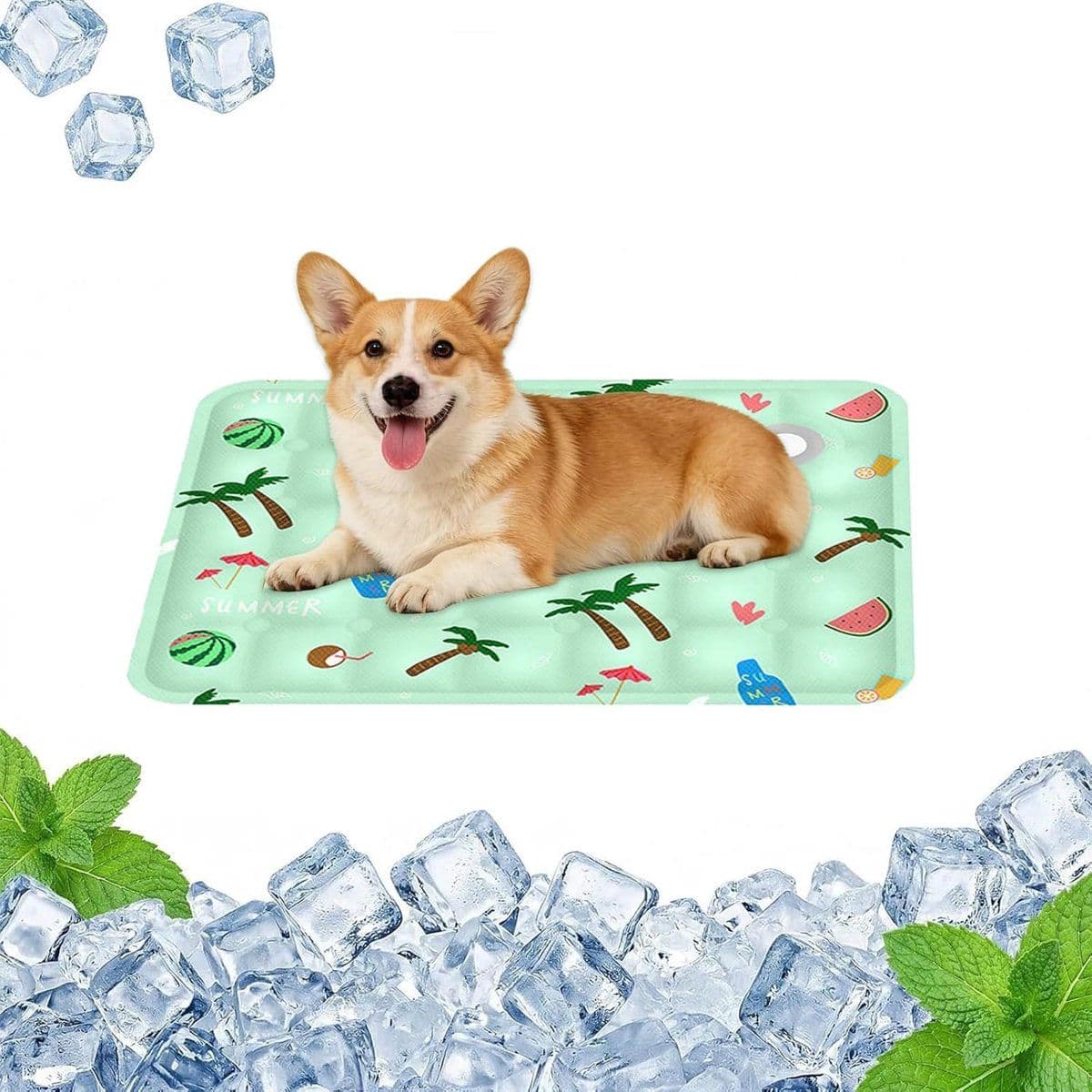 Dog Cooling Mat Self-Cooling Gel Mat for Dogs and Cats Summer Scratch-Resistant Pet Cooling Pad, 50x40cm, photo 1 of 5