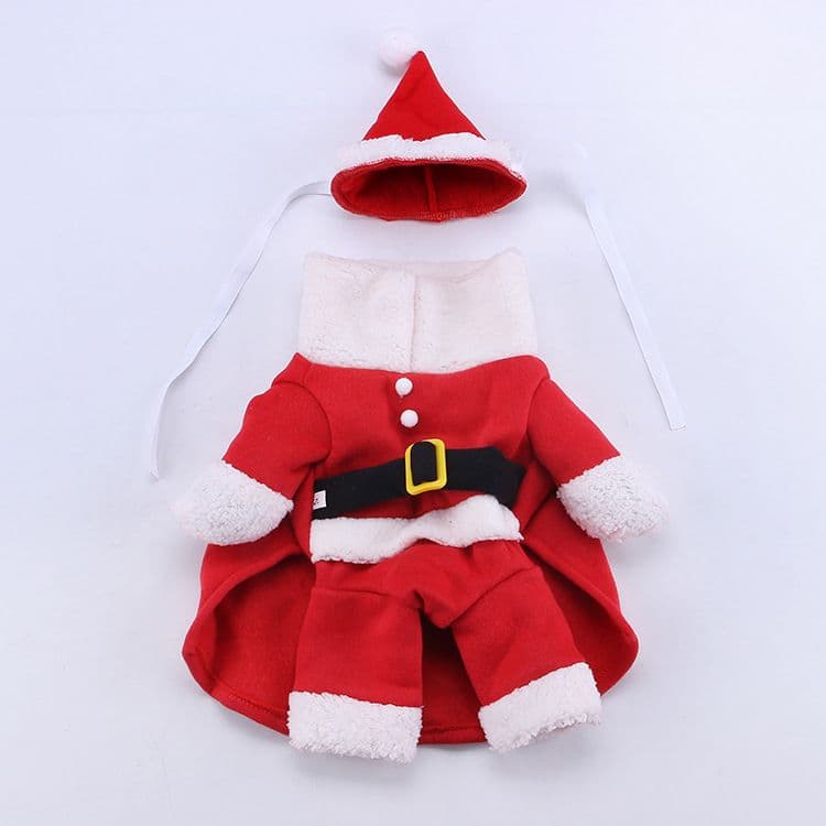 Dog Christmas Stand Up Costume Odd Pet Cloth