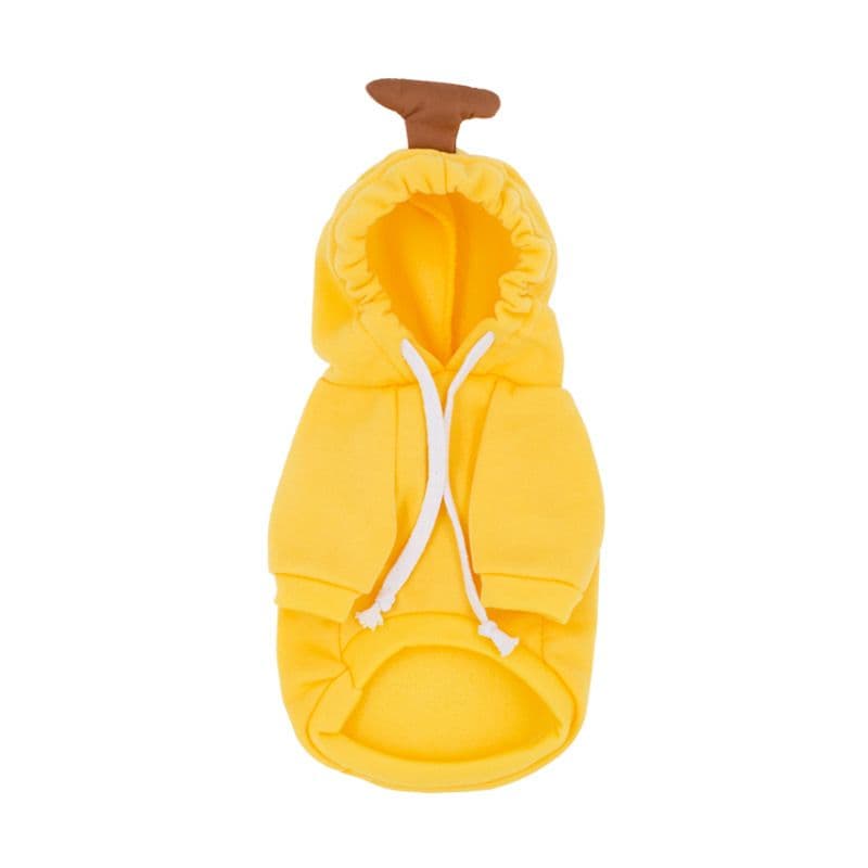 Pet Sweatshirt Beautiful Pet Polyester Fleece Autumn Banana Sweatshirt, photo 1 of 10