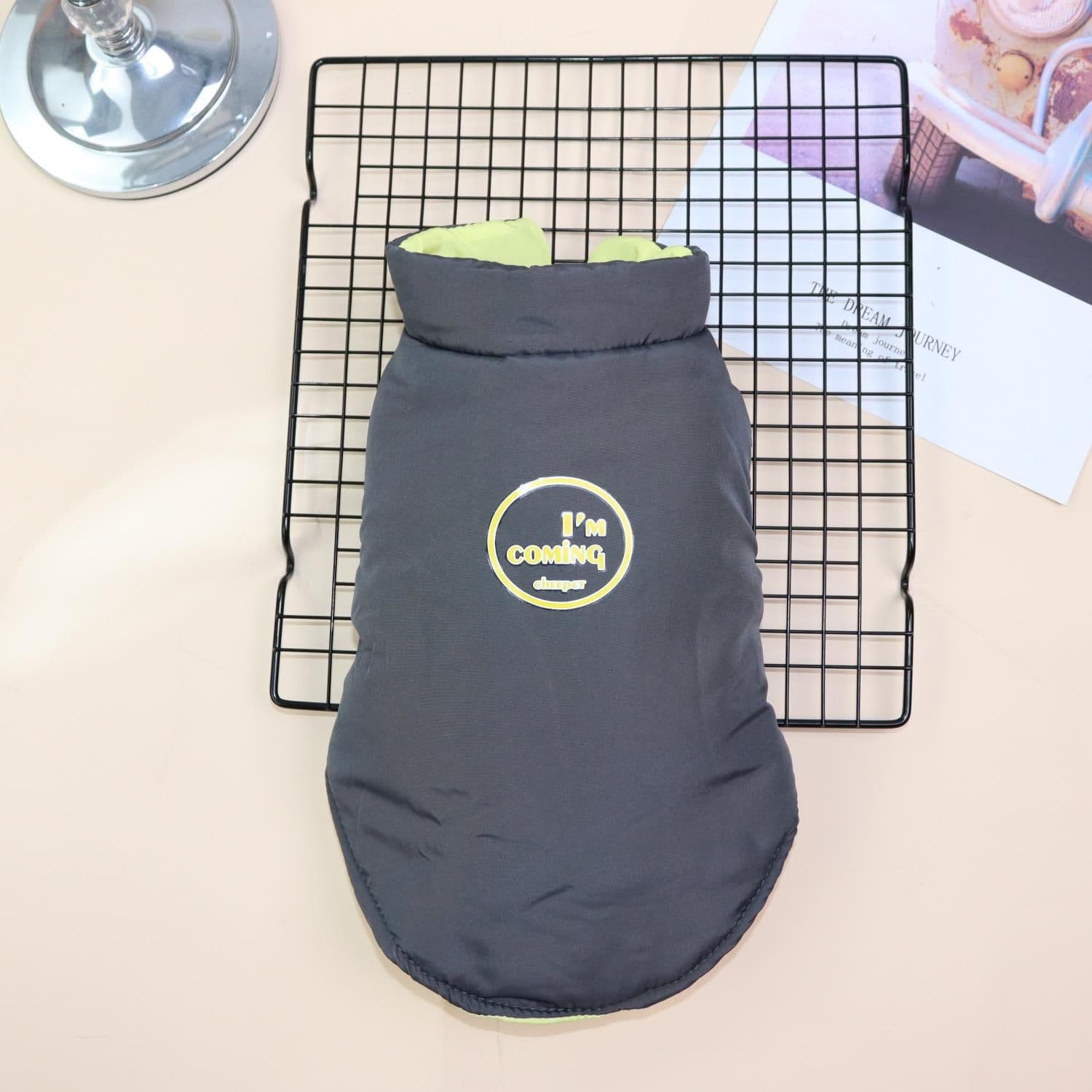 Qi Pet Dog Vest Warm Autumn Winter Puppy Cat Clothes