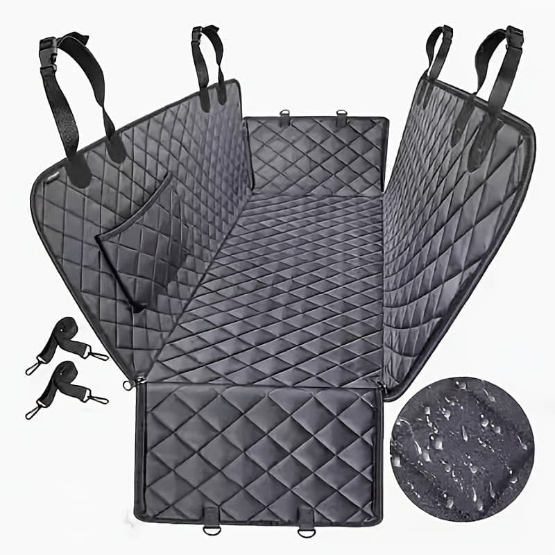 100% Waterproof Pet Car Seat Cover Hammock – Heavy-Duty 600D Scratch-Resistant, Anti-Slip, Soft & Durable Dog Seat Protector for Cars, Trucks, and SUVs – Fits Rear Seats with Easy Foldable Design, photo 1 of 10