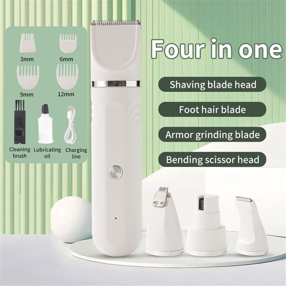 Dog Clippers Grooming Kit Hair Clipper-Low Noise Paw Trimmer- Rechargeable - Cordless Quiet Nail Grinder Shaver for Cats and Other Pets, photo 1 of 5