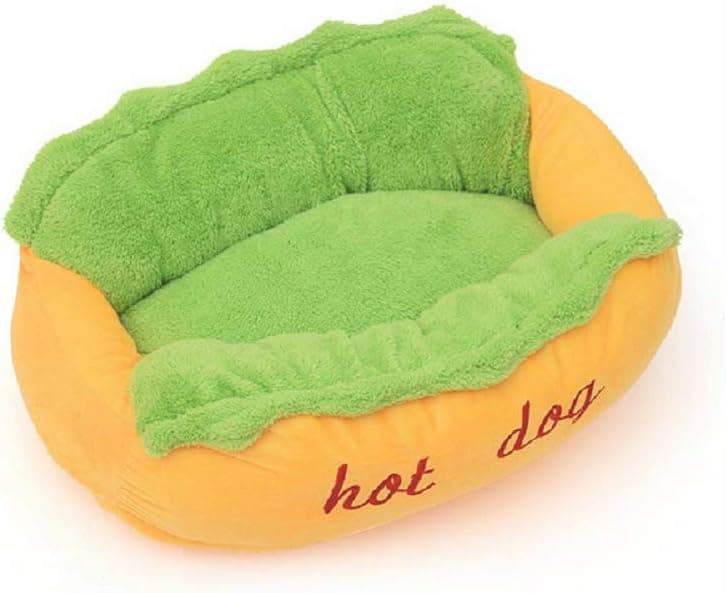 Hotdog Design Dog Bed - Soft, Removable & Washable Pet Mat for Small Dogs, photo 1 of 8