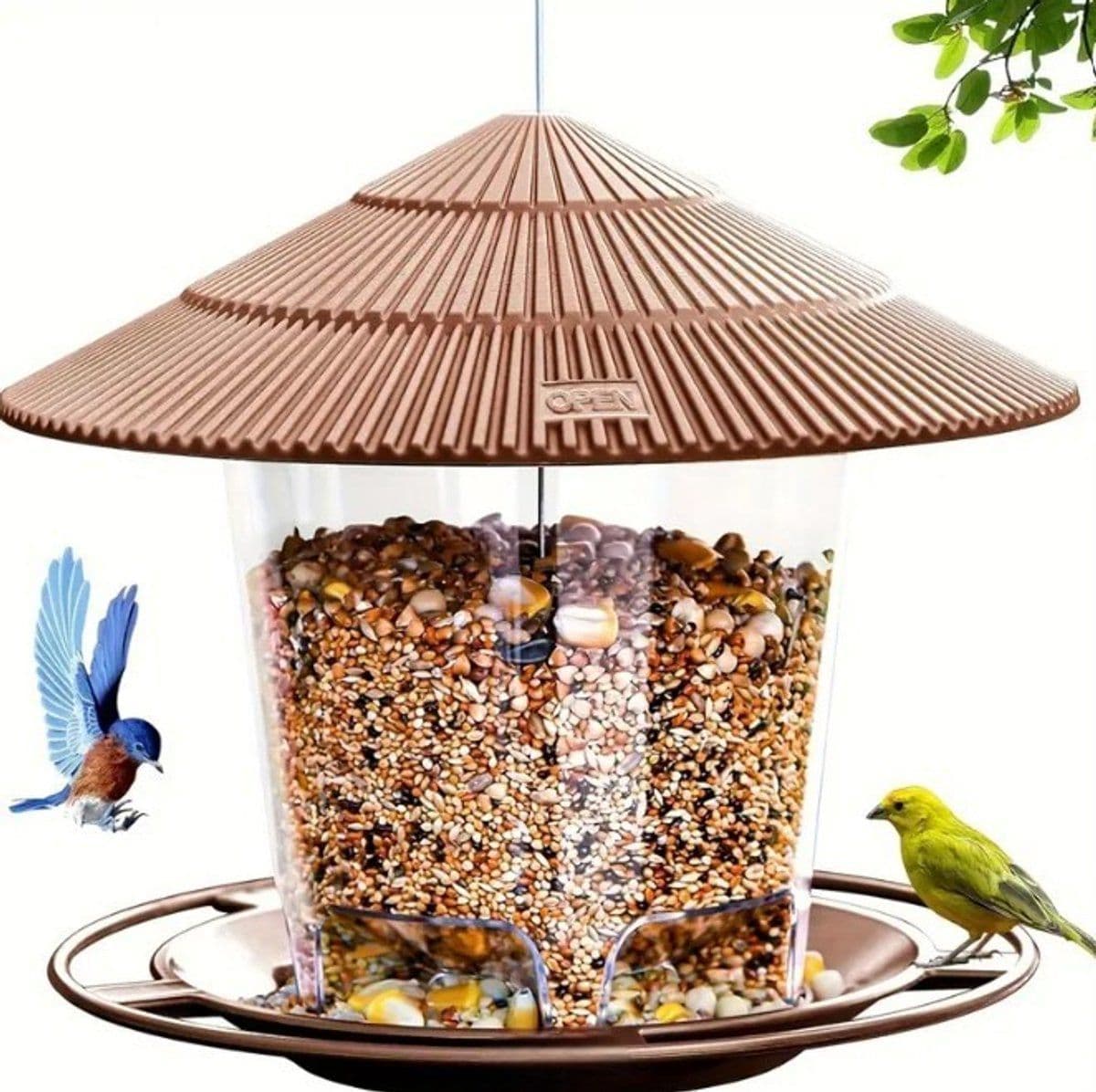 Bird Food House, Feeder House, Feeding Bowl, Hanging Birdhouse, Feeding Spot, for Home Kitchen and Everyday Cooking, photo 1 of 5