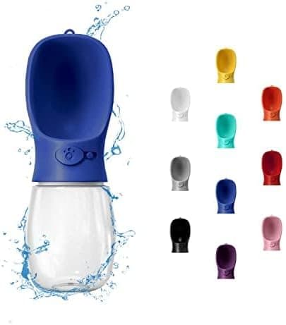 Portable Dog Water Bottle, Leak Proof Puppy Water Dispenser with Drinking Feeder for Pets Outdoor Walking, Hiking, Travel, Food Grade Plastic, photo 1 of 10