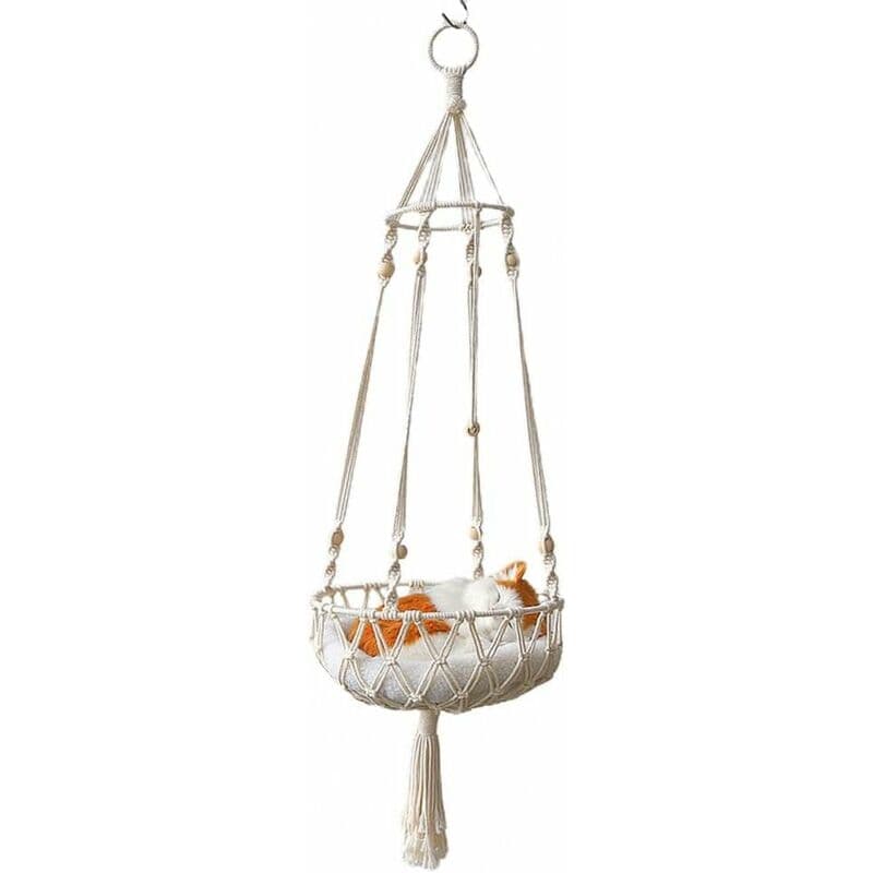 Hanging Cat Hammock - Indoor Cat Bed Cat Swing Nest Gifts For Cat Lovers, photo 1 of 4