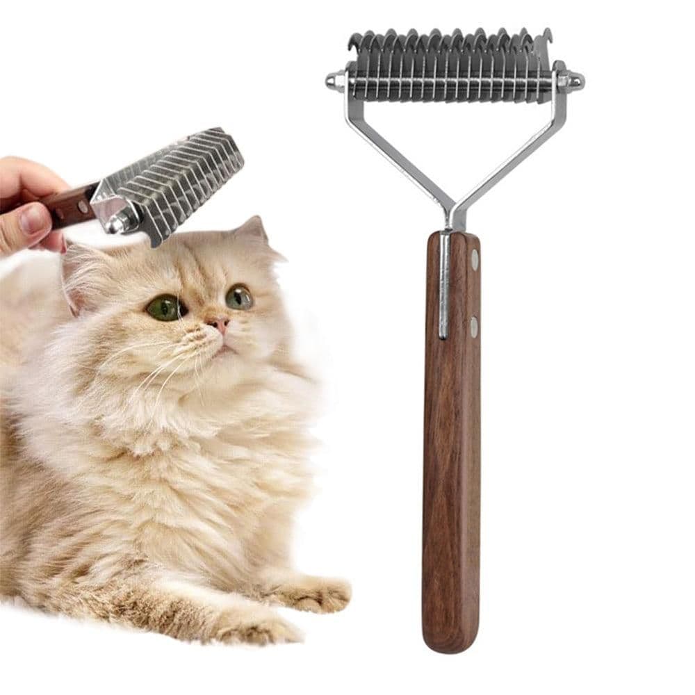 Large 2-Sided Undercoat Rake for Dogs & Cats Pet Grooming Dematting Brush, photo 1 of 10