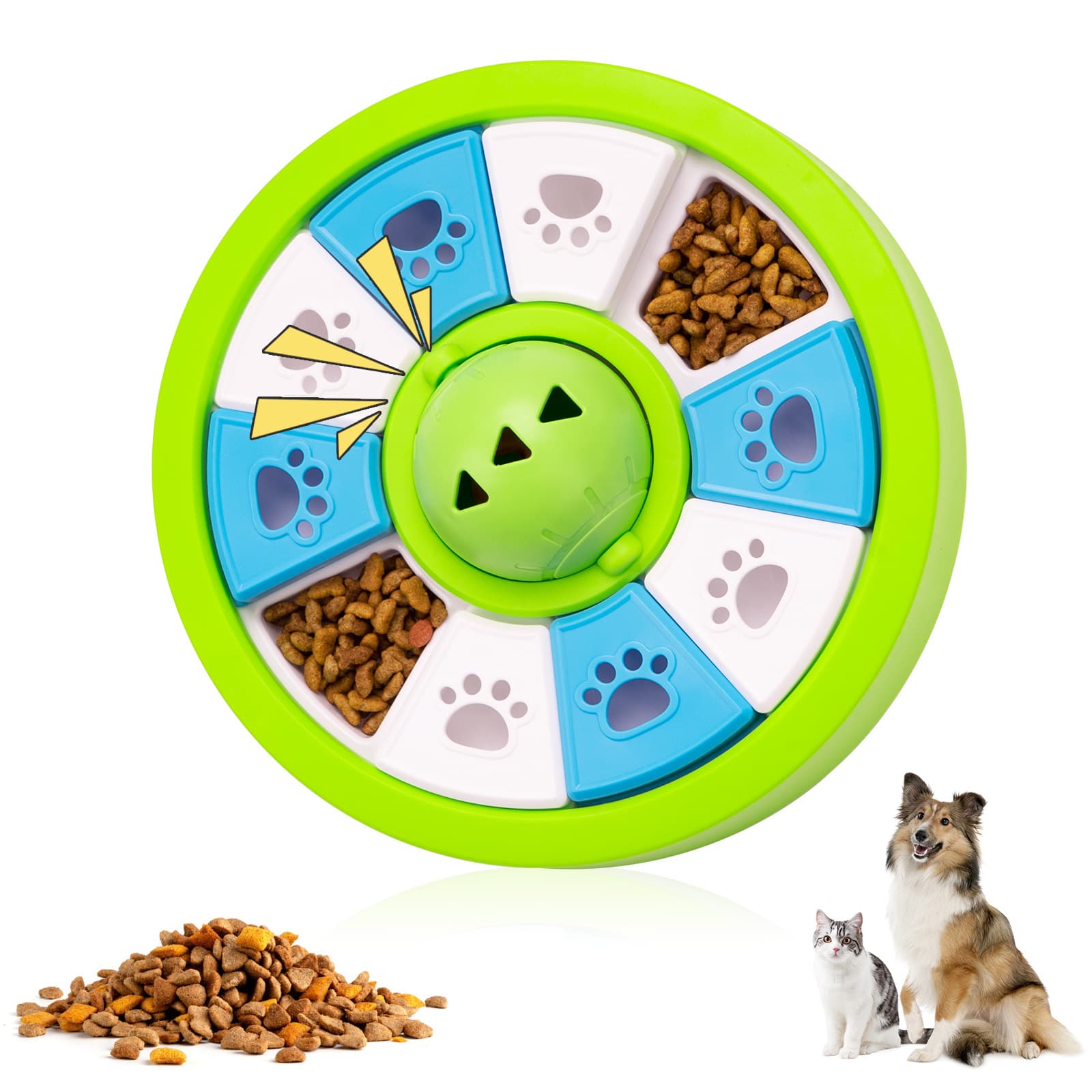 Interactive Dog Puzzle Feeder Toy - Slow Feeder for IQ Training & Mental Stimulation