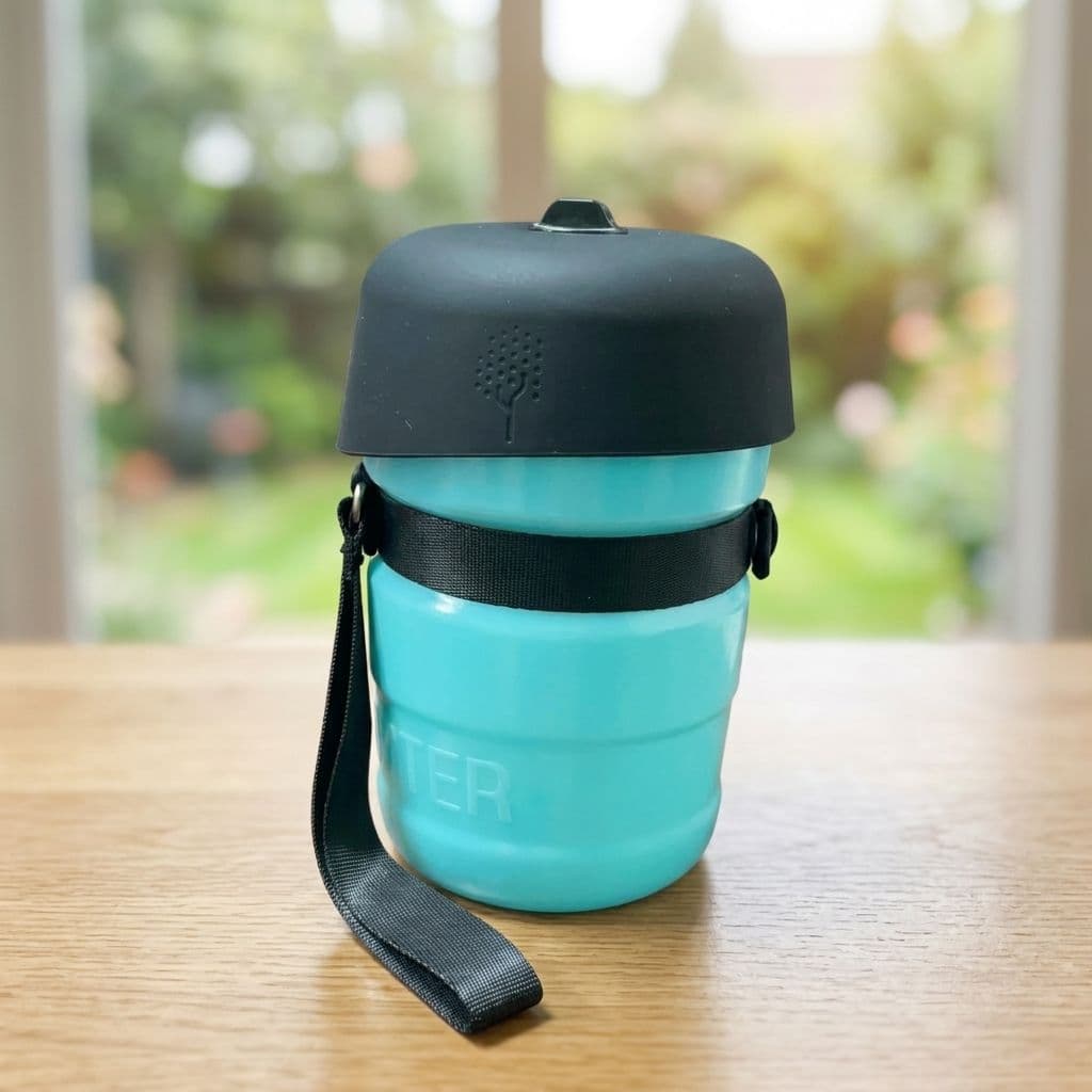 Portable Pet Water Bottle with Foldable Bowl Cap, Leak-Proof Travel Dispenser for Dogs and Cats, Ideal for Outdoor Walks, Hiking, and On-the-Go Hydration, photo 1 of 10