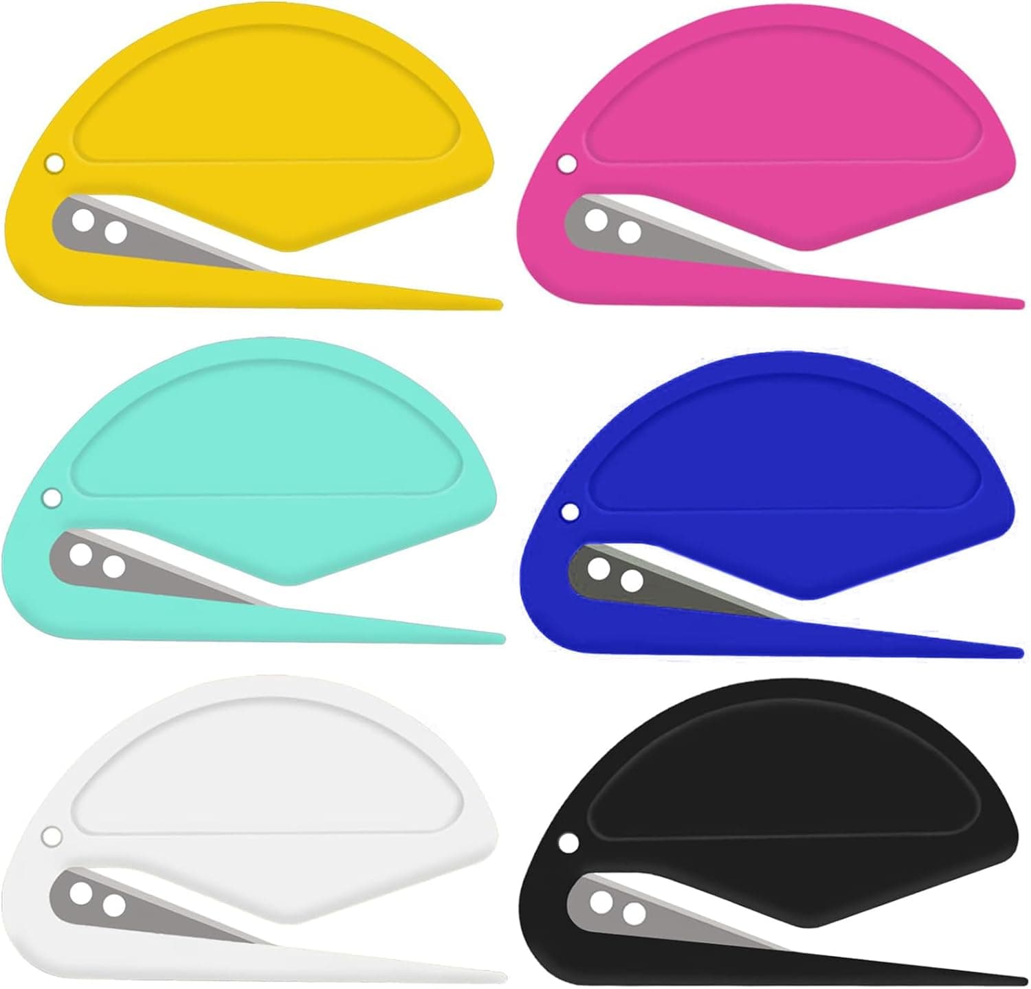 Knotting Comb 6Pcs Pet Hair Remover Knot Combs Letter Opener Mail Envelope Wrapping Paper Cutter with Safe Plastic Handle for Cats Dogs Letters, photo 1 of 7