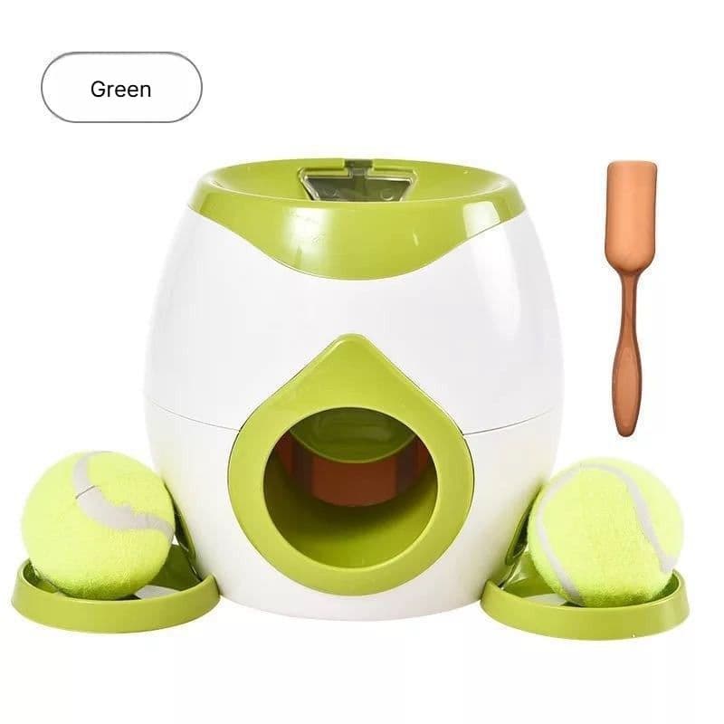 Pet Feeder with 2 Tennis Balls & 1 Spoon, photo 1 of 10