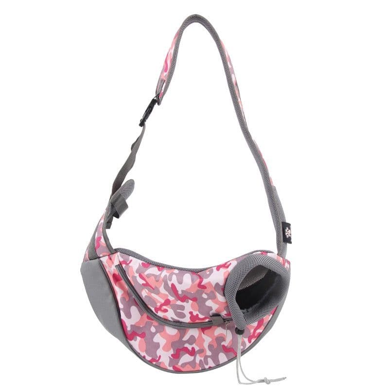 Upgraded Camouflage Pet Sling Bag for Small Dogs and Cats – Lightweight Oxford Shoulder Carrier with Breathable Mesh, Adjustable Strap, and Handy Pocket for On-the-Go Travel, Walks, and Daily Adventures, photo 1 of 10