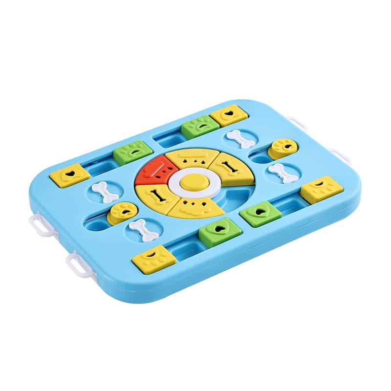 Advanced Interactive Dog Puzzle Toy - Multi-Mechanism Treat Dispensing Slow Feeder for Mental Enrichment