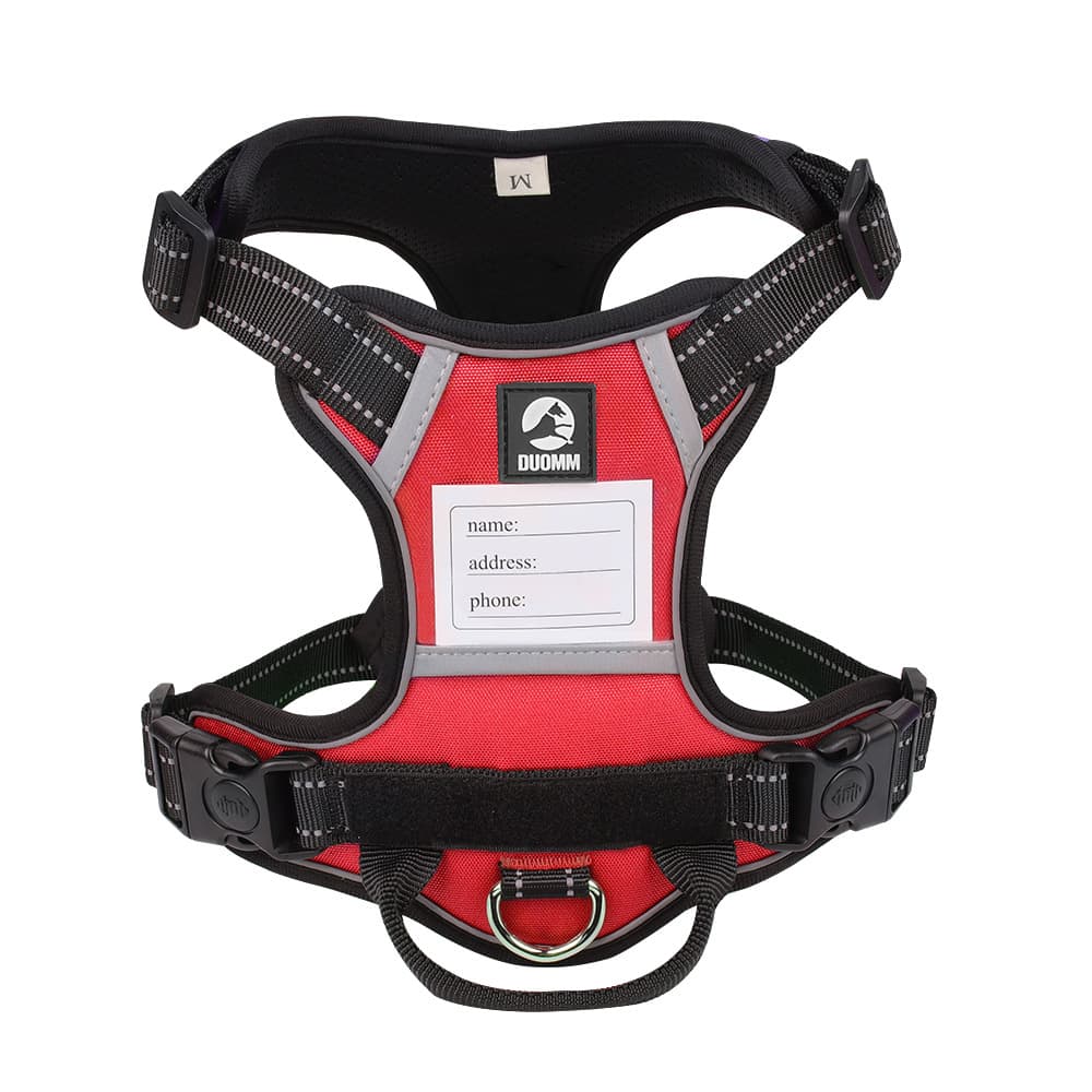 Size L Red Reflective No-Pull Dog Harness - Adjustable & Durable for Large Breeds, Anti-Escape Design, photo 1 of 6