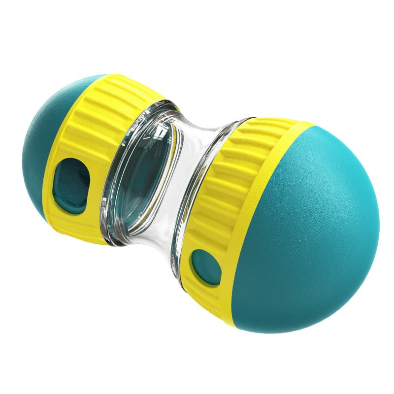 2-Pack Small Slow Feeder Dog Toy – Rolling Treat Dispenser Balls for Puzzle Feeding, Mental Stimulation, and Digestive Health(Size: L)