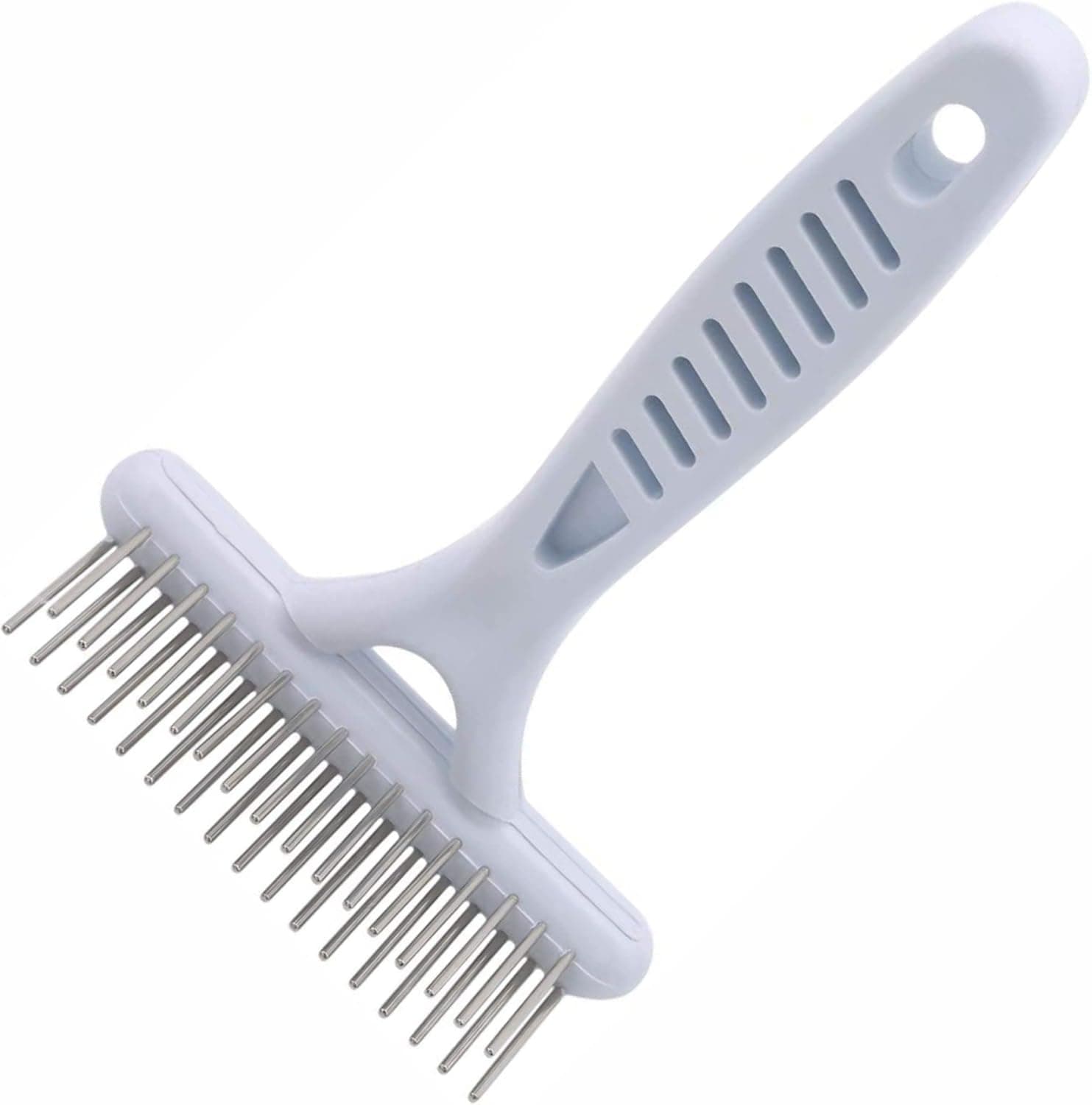Undercoat Comb Dog Brush Dematting Self-Cleaning Lick Brush Puppy Brush Double Row Teeth Metal Comb for Removal Removes Loose Hair, photo 1 of 5