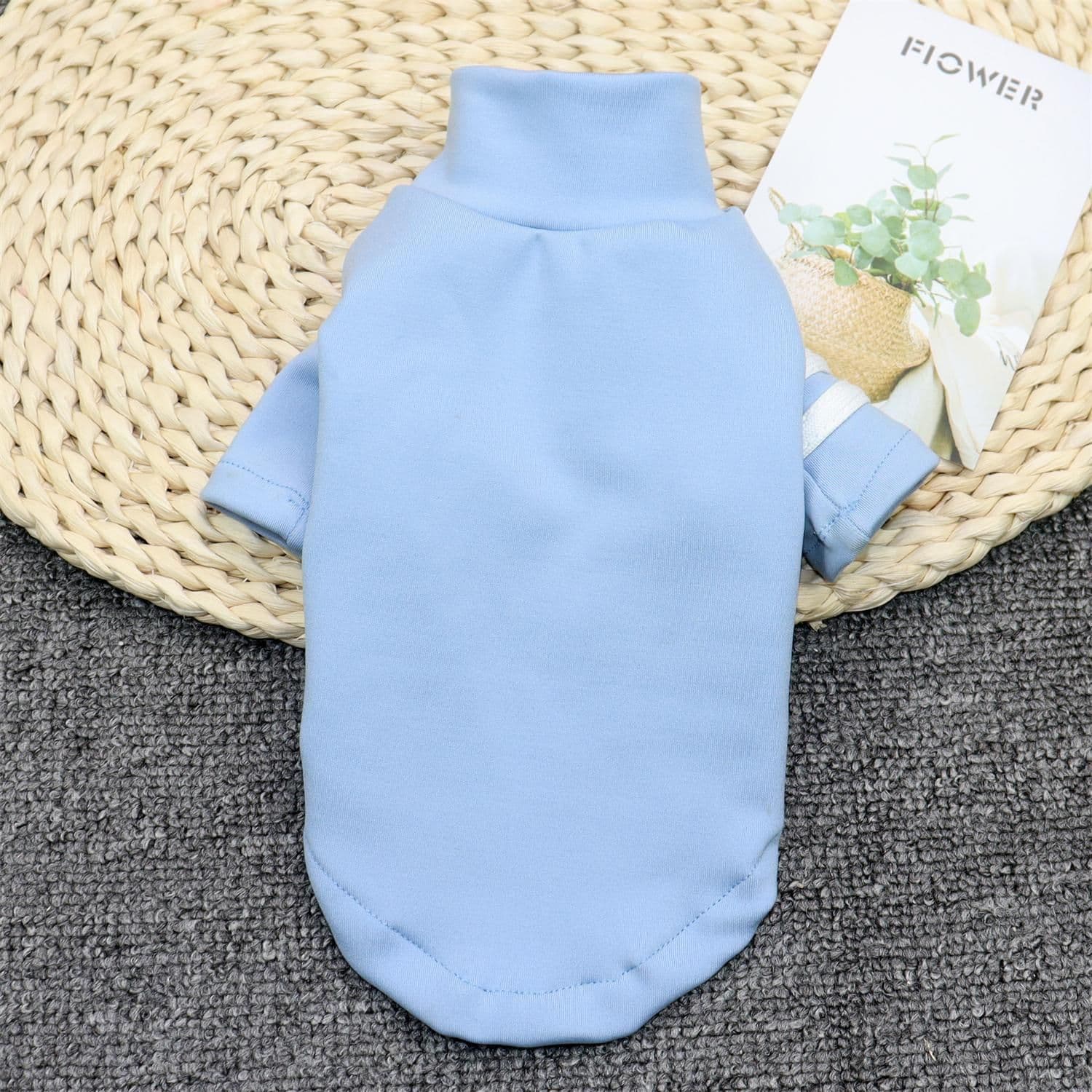 Dog Clothes Pet Clothing High Collar Base Shirt