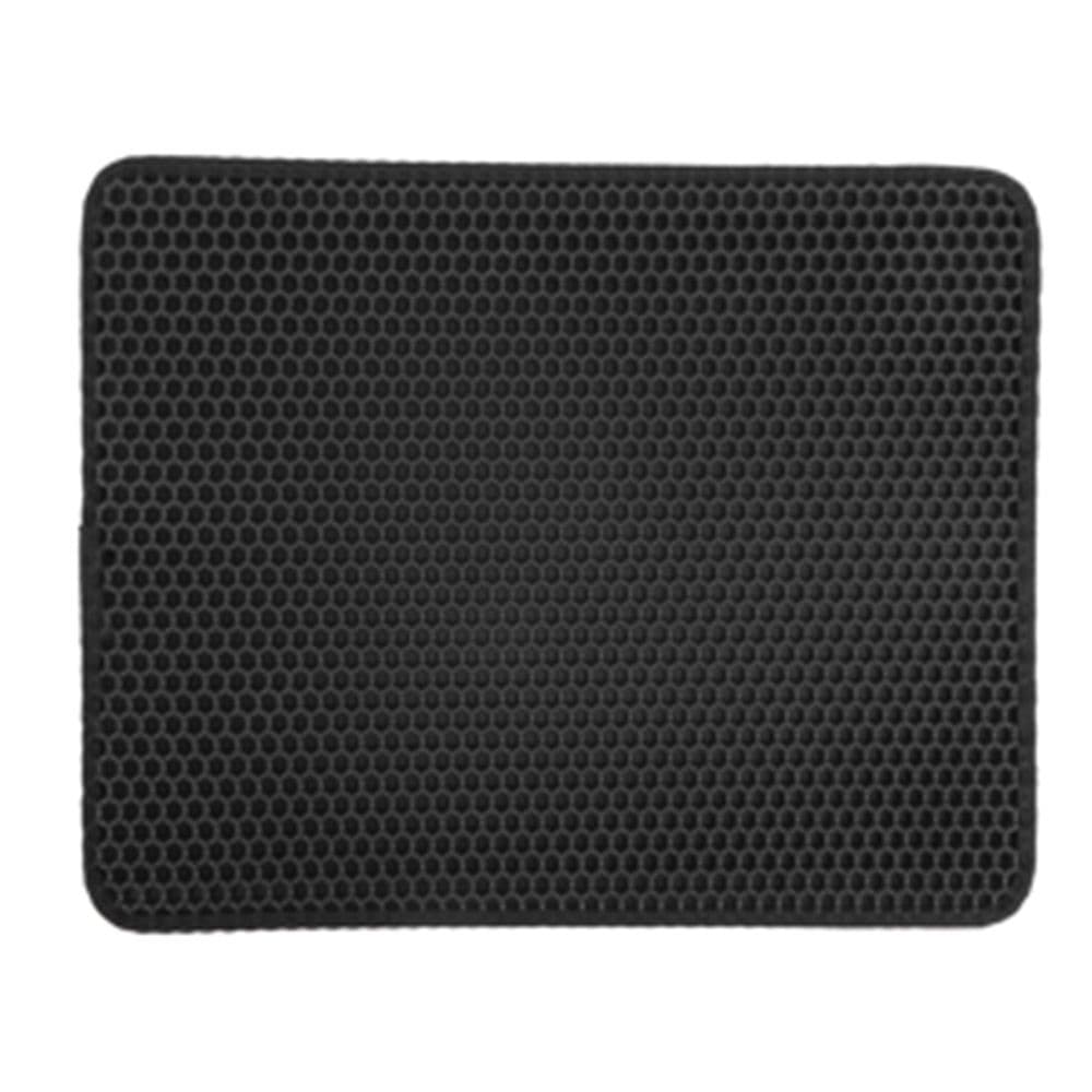 3 pack Cat Litter Mat in Black: Small Cat Mat for Cat Litter Box 30*30 cm – Cat Litter Tray Mat – Cat Litter Tray Mats Indoor – Cat Accessories, photo 1 of 5