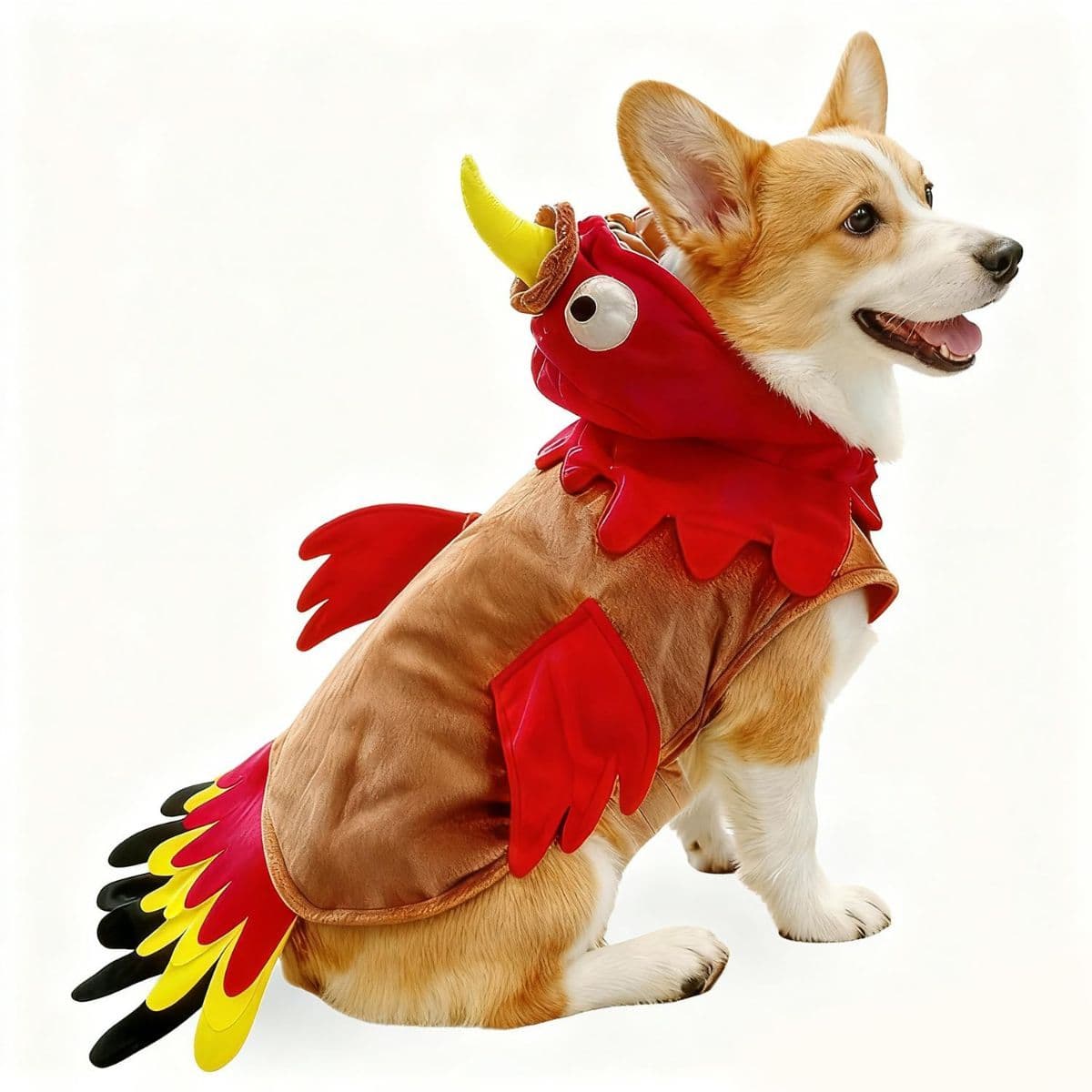 Dog Costumes Dog Turkey Costume, Thanksgiving Costume Pet Clothes Apparel for Thanksgiving Christmas Cosplay for Small Medium and Large Dogs - Brown, photo 1 of 10