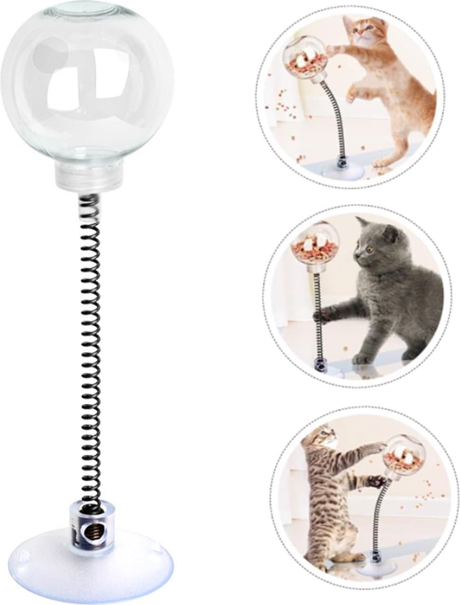 Cat Toys - Food Dispenser - Interactive Puppy Food Training - Training Ball - Learning Play Ball - Treat Ball - Cat Treat Dispenser Toy - Automatic Cat Feeder - Toy with Treat Ball - Safe Interactive Cat Food Toy, photo 1 of 5