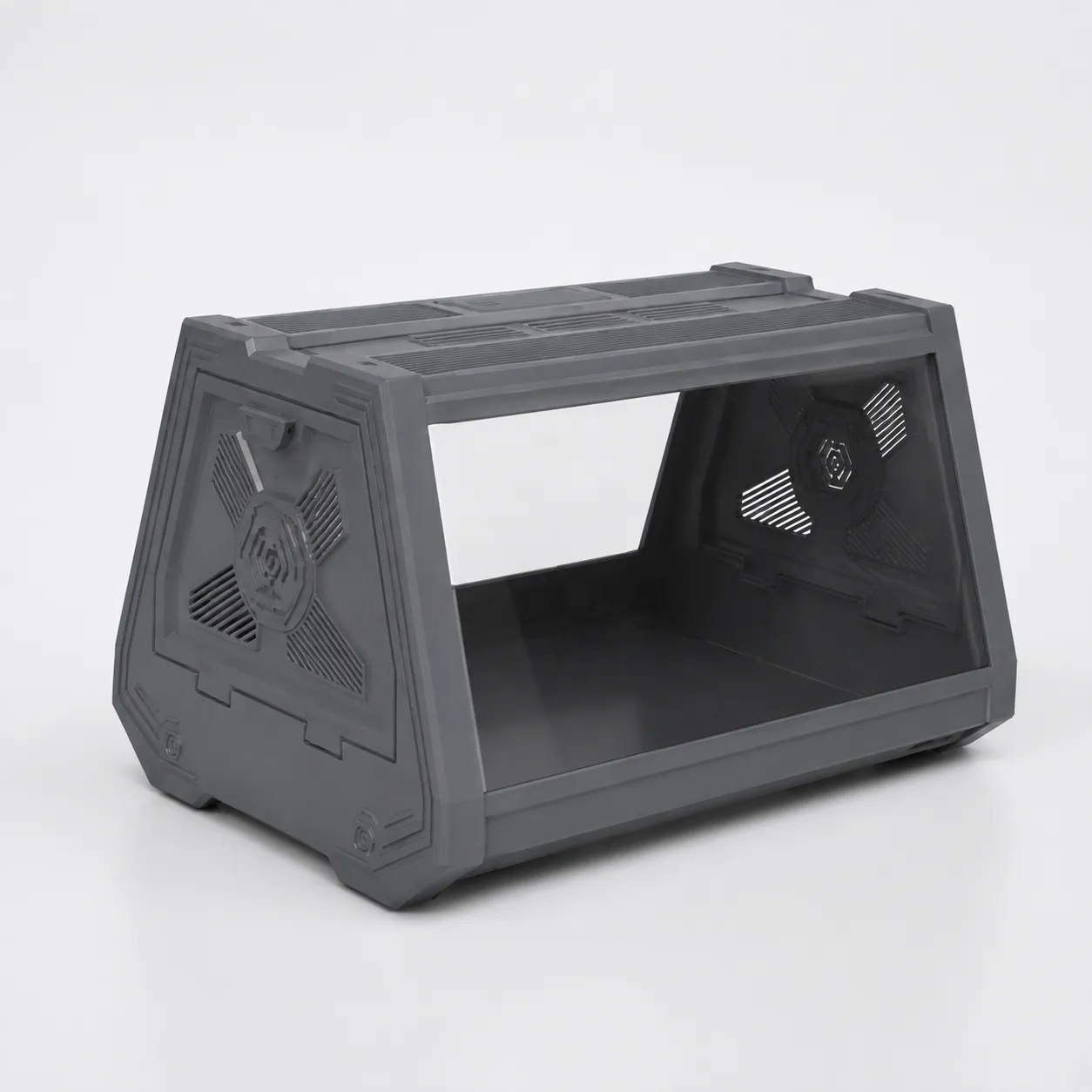 Desktop Reptile Terrarium Enclosure with Double Door Opening and Ventilation for Small Reptiles, Amphibians and Plants