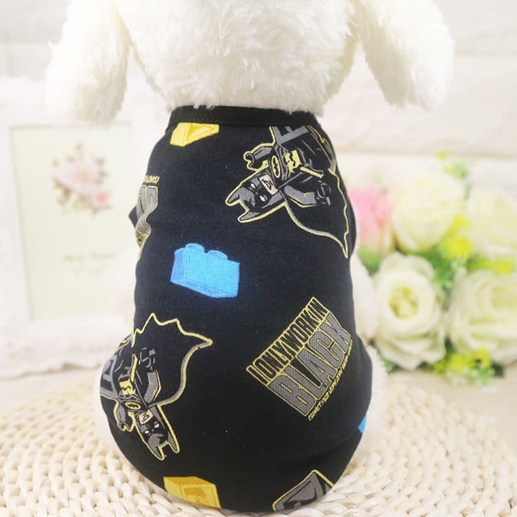 Shine Pet Dog Cat Vest Mesh Summer Sun Protection Printed Vest- Teenage Mutant Ninja Turtles
