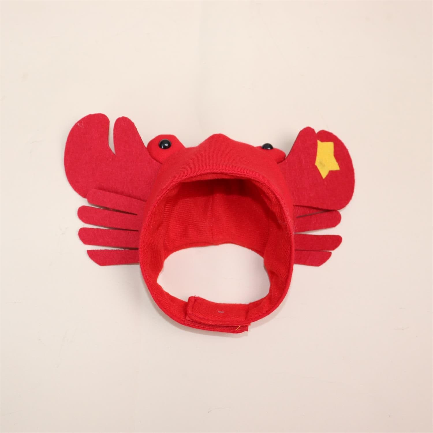 Pet Crab Hat Big Eyes Felt Headwear crab hat, photo 1 of 6