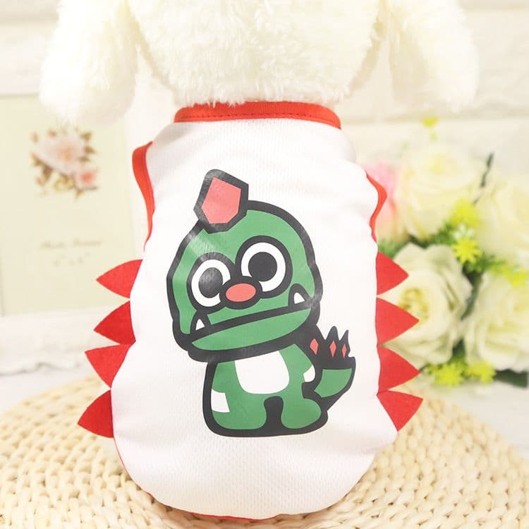 Shine Pet Dinosaur Vest Dog Cat Outdoor Sun Protection Big head and big eye dragon, photo 1 of 10