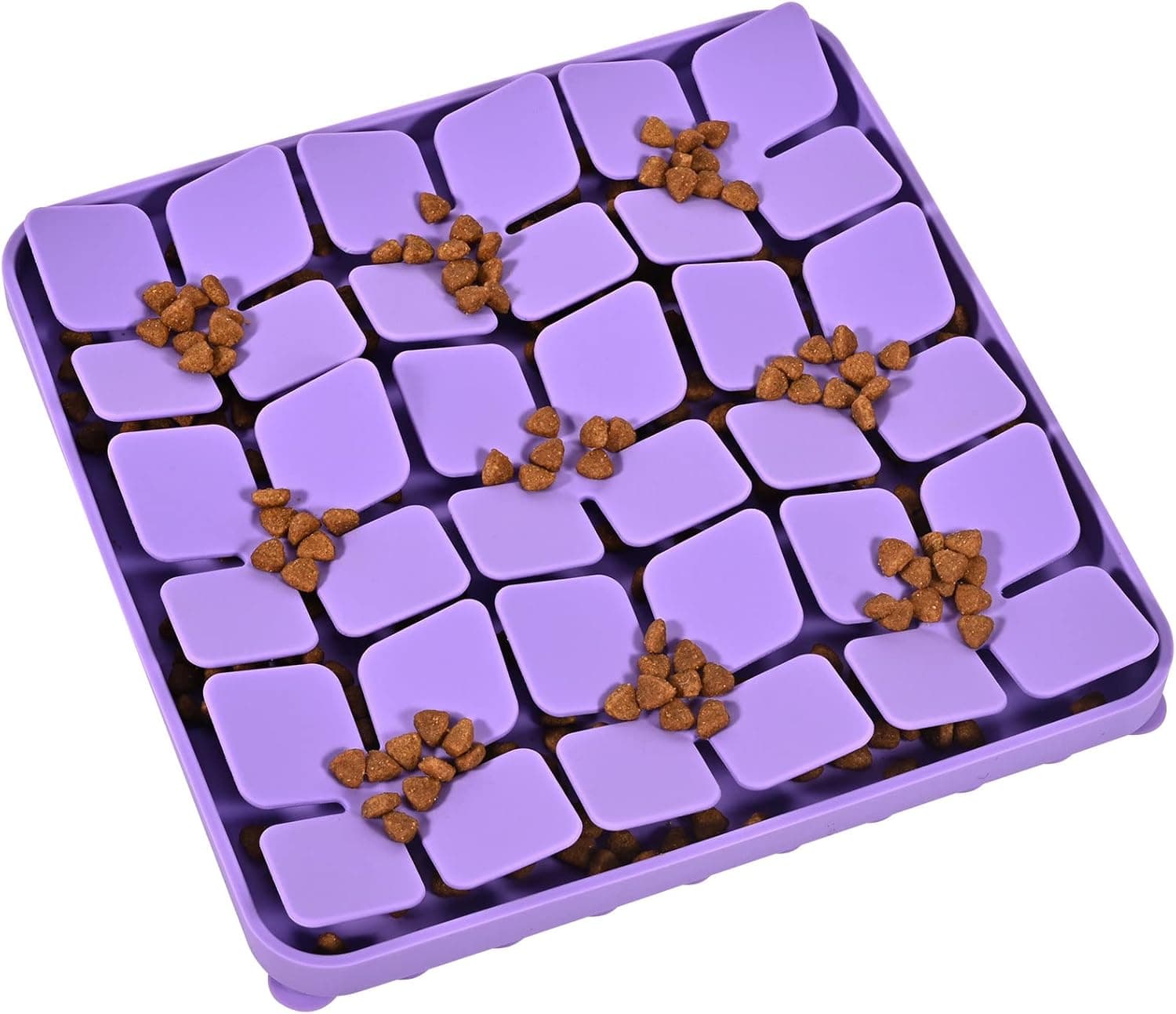 Interactive Puzzle Slow Feeder Bowl for Dogs & Cats