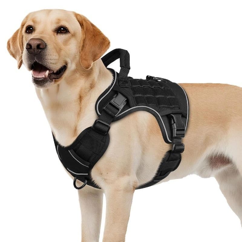 Dog Harness Large Dog No Pull Reflective Adjustable Pet Vest with Handle